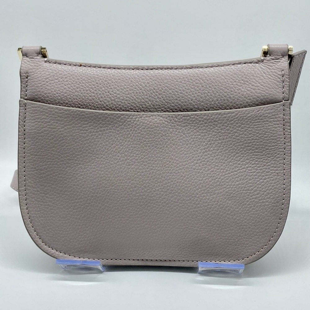 Kate Spade Boulder Lane Maggy Saddle Bag With Gilded Grommets- Nouveau Lavender - Picture 4 of 15